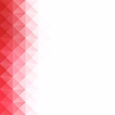 Kırmızı kılavuz Mozaik arka plan, yaratıcı tasarım şablonları