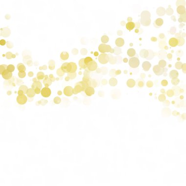 Kabarcıklar daire noktalar benzersiz sarı parlak vektör arka plan