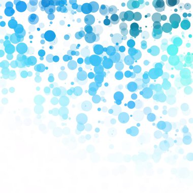 Kabarcıklar benzersiz mavi parlak vektör arka plan