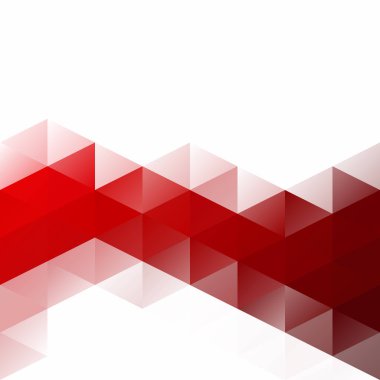 Kırmızı kılavuz Mozaik arka plan, yaratıcı tasarım şablonları