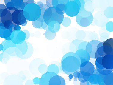 Kabarcıklar benzersiz mavi parlak vektör arka plan