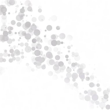 Kabarcıklar daire noktalar benzersiz gri beyaz parlak vektör arka plan