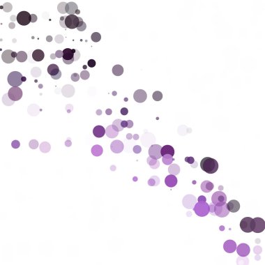 Kabarcıklar daire noktalar benzersiz mor parlak vektör arka plan