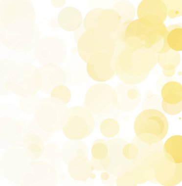 Kabarcıklar benzersiz sarı parlak vektör arka plan