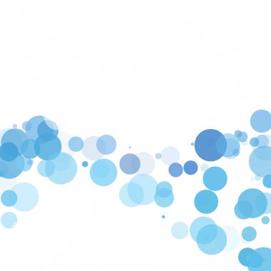 Kabarcıklar benzersiz mavi parlak vektör arka plan