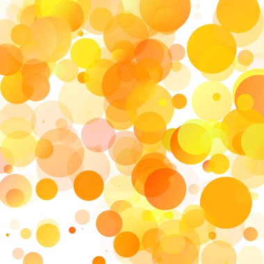 Kabarcıklar benzersiz turuncu parlak vektör arka plan
