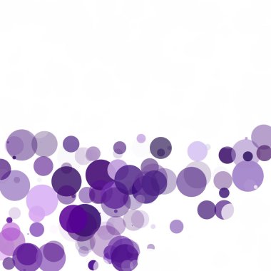 Kabarcıklar benzersiz mor parlak vektör arka plan