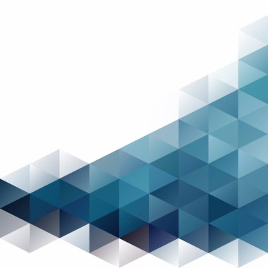 Mavi Izgara Mozaik Arkaplan, Yaratıcı Tasarım Şablonları