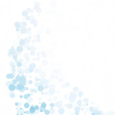 Baloncuklar Çemberi Noktaları Eşsiz Mavi Parlak Vektör Arkaplanı