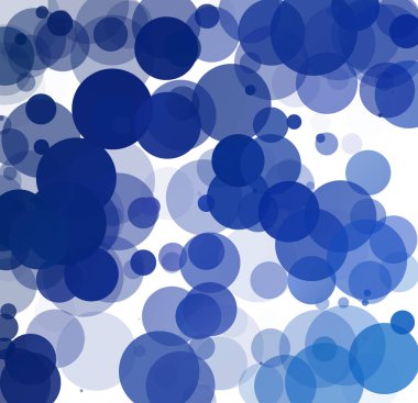 Kabarcıklar benzersiz mavi parlak vektör arka plan