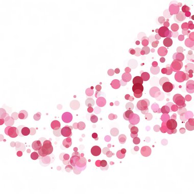 Kabarcıklar daire noktalar benzersiz mor parlak vektör arka plan