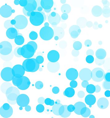 Kabarcıklar benzersiz mavi parlak vektör arka plan