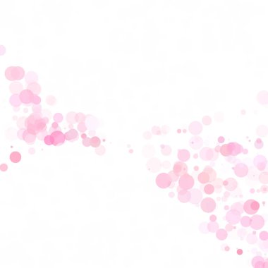 Kabarcıklar daire noktalar benzersiz pembe parlak vektör arka plan