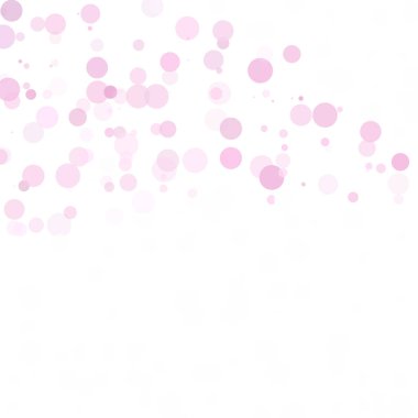 Kabarcıklar daire noktalar benzersiz pembe parlak vektör arka plan