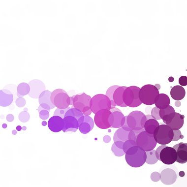 Kabarcıklar benzersiz mor parlak vektör arka plan