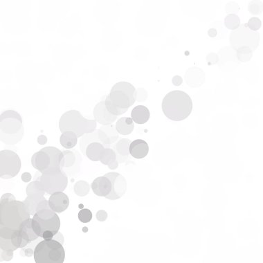 Kabarcıklar benzersiz gri beyaz parlak vektör arka plan