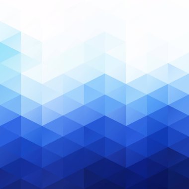 Mavi Izgara Mozaik Arkaplan, Yaratıcı Tasarım Şablonları