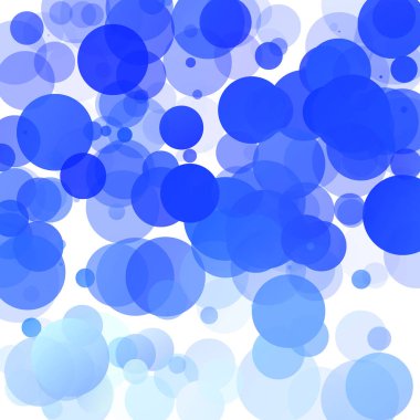Kabarcıklar benzersiz mavi parlak vektör arka plan
