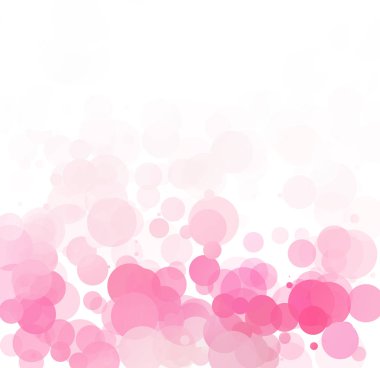 Kabarcıklar benzersiz pembe parlak vektör arka plan