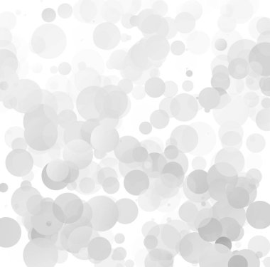 Kabarcıklar benzersiz gri beyaz parlak vektör arka plan