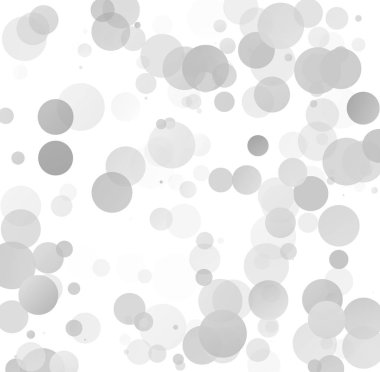 Kabarcıklar benzersiz gri beyaz parlak vektör arka plan
