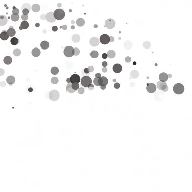 Kabarcıklar daire noktalar benzersiz siyah parlak vektör arka plan