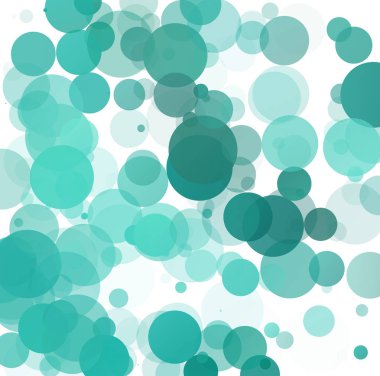 Kabarcıklar benzersiz yeşil parlak vektör arka plan