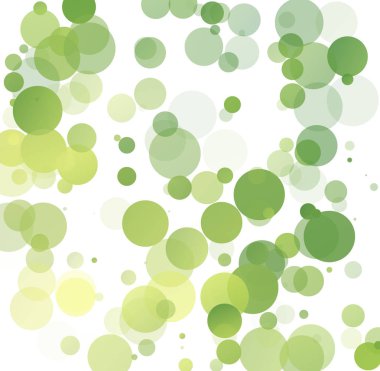Kabarcıklar benzersiz yeşil parlak vektör arka plan