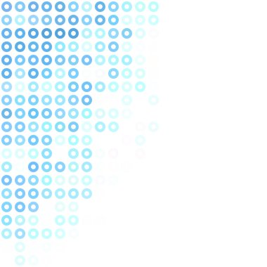 Mavi çörek arka plan, yaratıcı tasarım şablonları