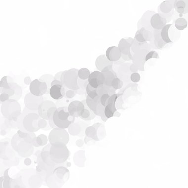 Kabarcıklar benzersiz gri beyaz parlak vektör arka plan