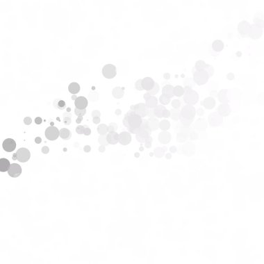 Kabarcıklar daire noktalar benzersiz gri beyaz parlak vektör arka plan