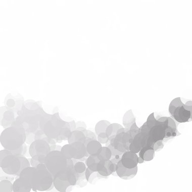 Kabarcıklar benzersiz gri beyaz parlak vektör arka plan
