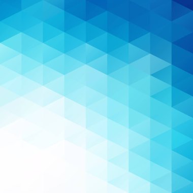 Mavi Izgara Mozaik Arkaplan, Yaratıcı Tasarım Şablonları