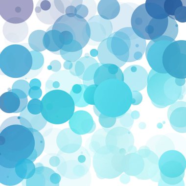 Kabarcıklar benzersiz mavi parlak vektör arka plan