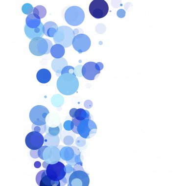 Kabarcıklar benzersiz mavi parlak vektör arka plan
