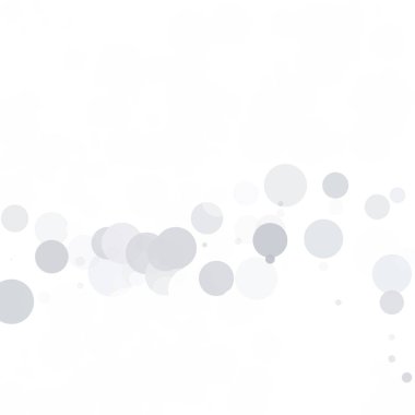 Kabarcıklar daire noktalar benzersiz gri beyaz parlak vektör arka plan