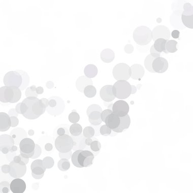 Kabarcıklar daire noktalar benzersiz gri beyaz parlak vektör arka plan