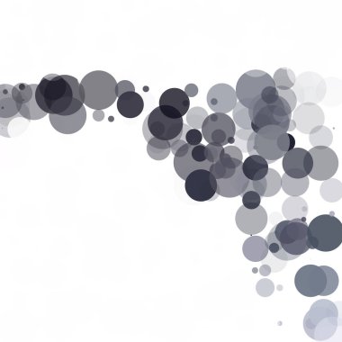 Kabarcıklar benzersiz siyah parlak vektör arka plan