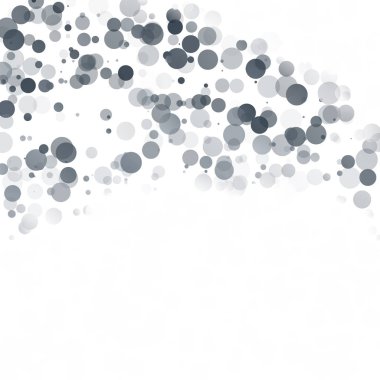 Kabarcıklar daire noktalar benzersiz siyah parlak vektör arka plan