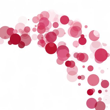 Kabarcıklar benzersiz kırmızı parlak vektör arka plan