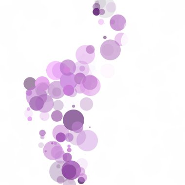 Kabarcıklar benzersiz mor parlak vektör arka plan