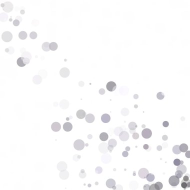 Kabarcıklar daire noktalar benzersiz gri beyaz parlak vektör arka plan