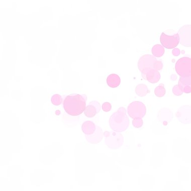 Kabarcıklar benzersiz pembe parlak vektör arka plan