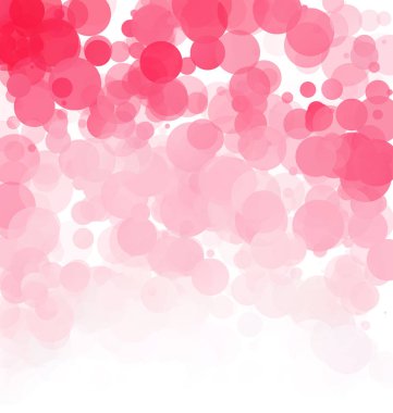 Kabarcıklar benzersiz pembe parlak vektör arka plan