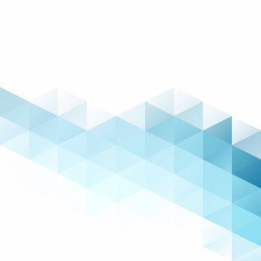 Mavi Izgara Mozaik Arkaplan, Yaratıcı Tasarım Şablonları