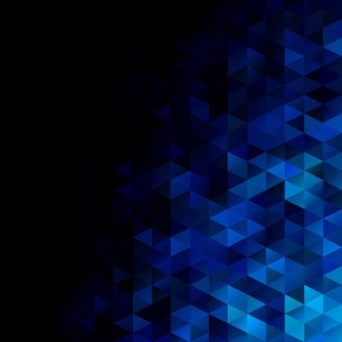 Mavi Izgara Mozaik Arkaplan, Yaratıcı Tasarım Şablonları