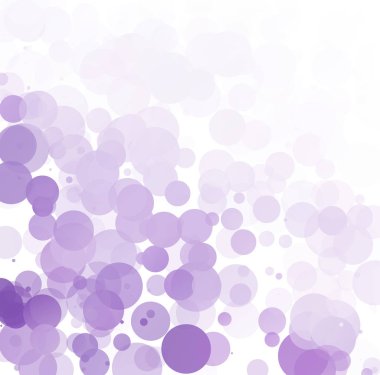 Kabarcıklar benzersiz mor parlak vektör arka plan