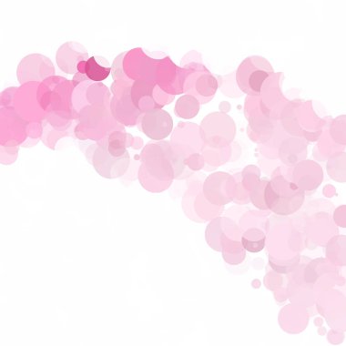 Kabarcıklar benzersiz pembe parlak vektör arka plan