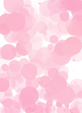 Kabarcıklar benzersiz pembe parlak vektör arka plan