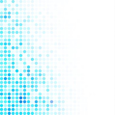 Mavi rastgele noktalar arka plan, yaratıcı tasarım şablonları